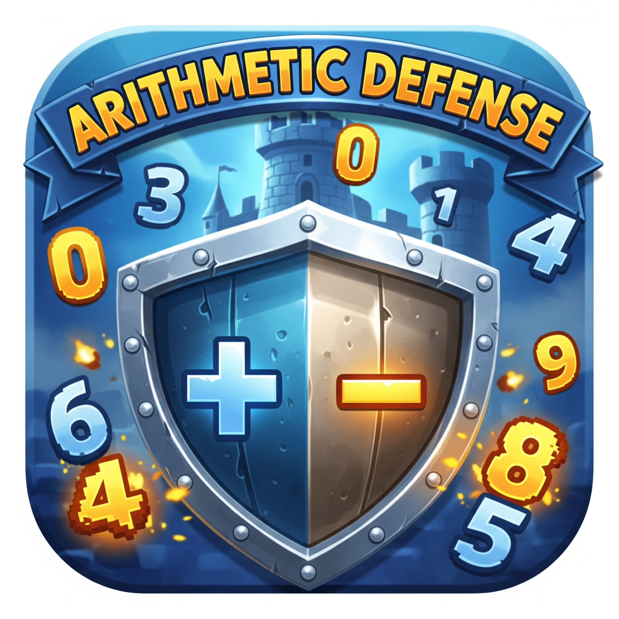 Collection of colorful, interactive math game screenshots